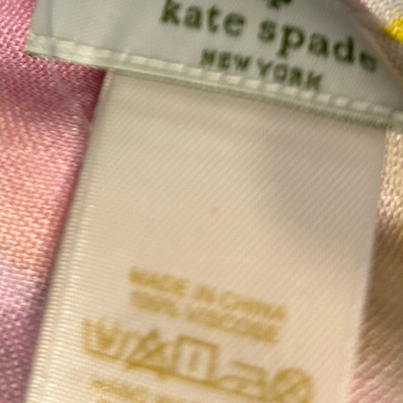 Kate Spade cape colorful stripe oblong scarf New! - Picture 6 of 6